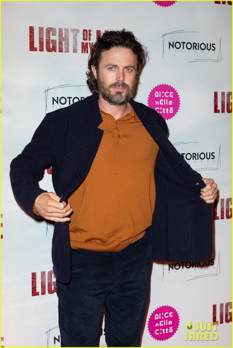 Casey Affleck Hits Rome To Premiere 'Light Of My Life' with Anna