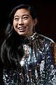 awkwafina gives off disco ball vibes at mptf event with lizzy caplan 09