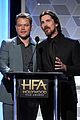 matt damon christian bale honor ford v ferrari director hollywood film awards 16