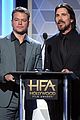 matt damon christian bale honor ford v ferrari director hollywood film awards 21