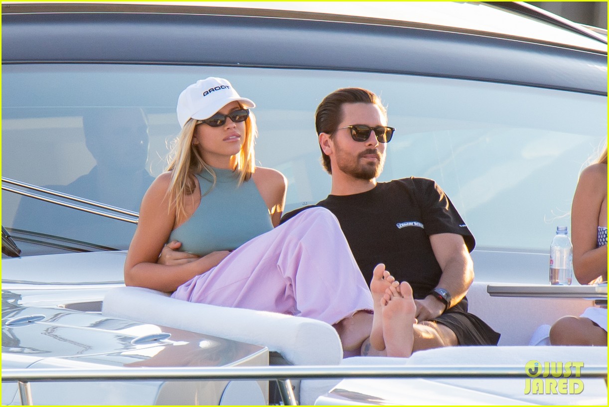 Scott Disick & Sofia Richie Kick Off Thanksgiving Week On a Yacht in