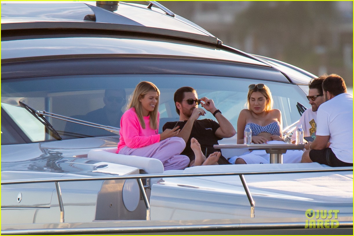 Scott Disick & Sofia Richie Kick Off Thanksgiving Week On a Yacht in