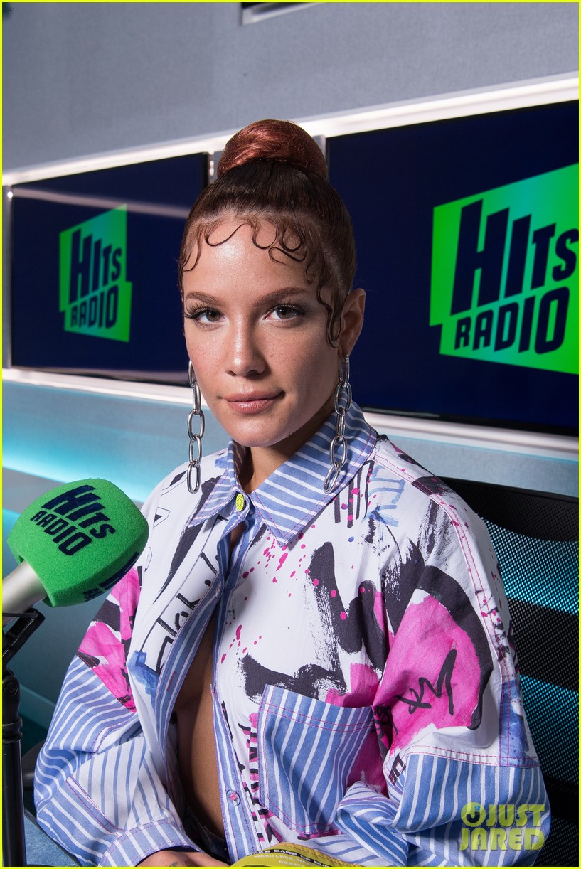halsey gets colorful for promo appearances in london 03