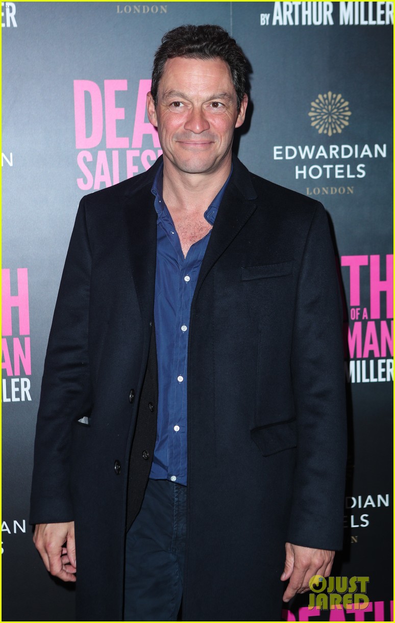 andrew lincoln dominic west support death of a salesman opening 16