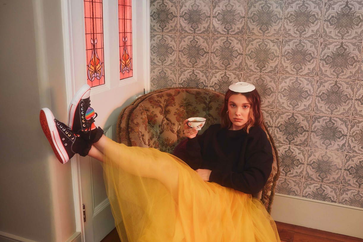 millie bobby brown converse second collection pics 03