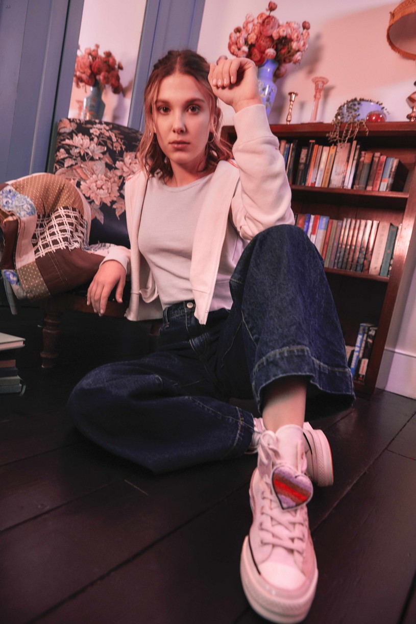 millie bobby brown converse second collection pics 144387537