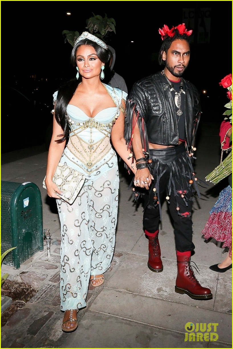 miguel celebrates release of new single funeral with nazanin mandi halloween 054380470