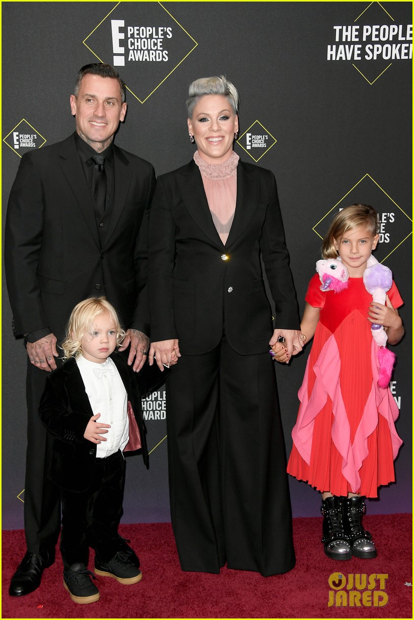 Pink & Husband Carey Hart Bring Kids Willow & Jameson to People's