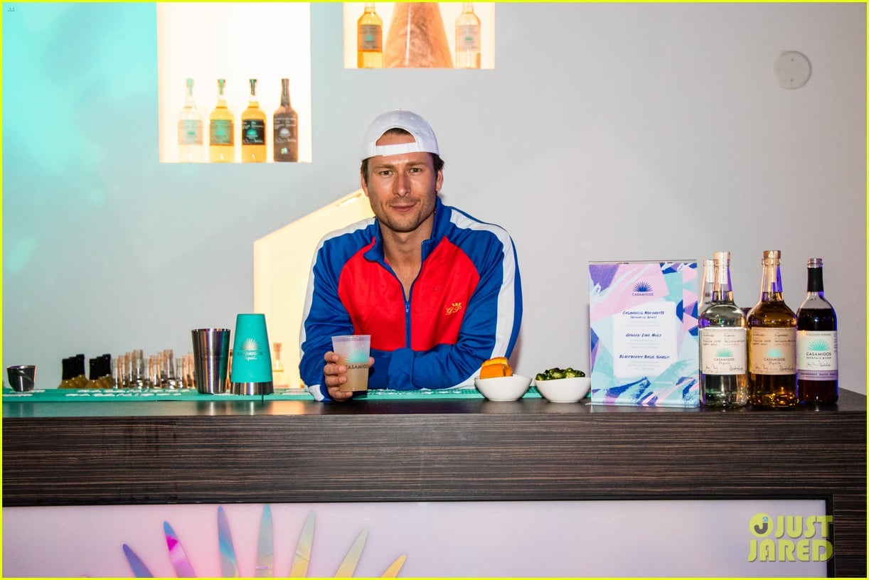 Glen Powell&rsquo;s Friends All Wore Tracksuits to His Birthday Party!: Photo