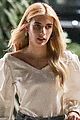 emma roberts goes back to blonde after wrapping ahs 1984 02
