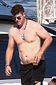 robin thicke shirtless boat day miami 05