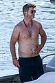robin thicke shirtless boat day miami 14
