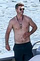 robin thicke shirtless boat day miami 17