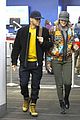 wilmer valderrama amanda pacheco couple up flight out of lax 05