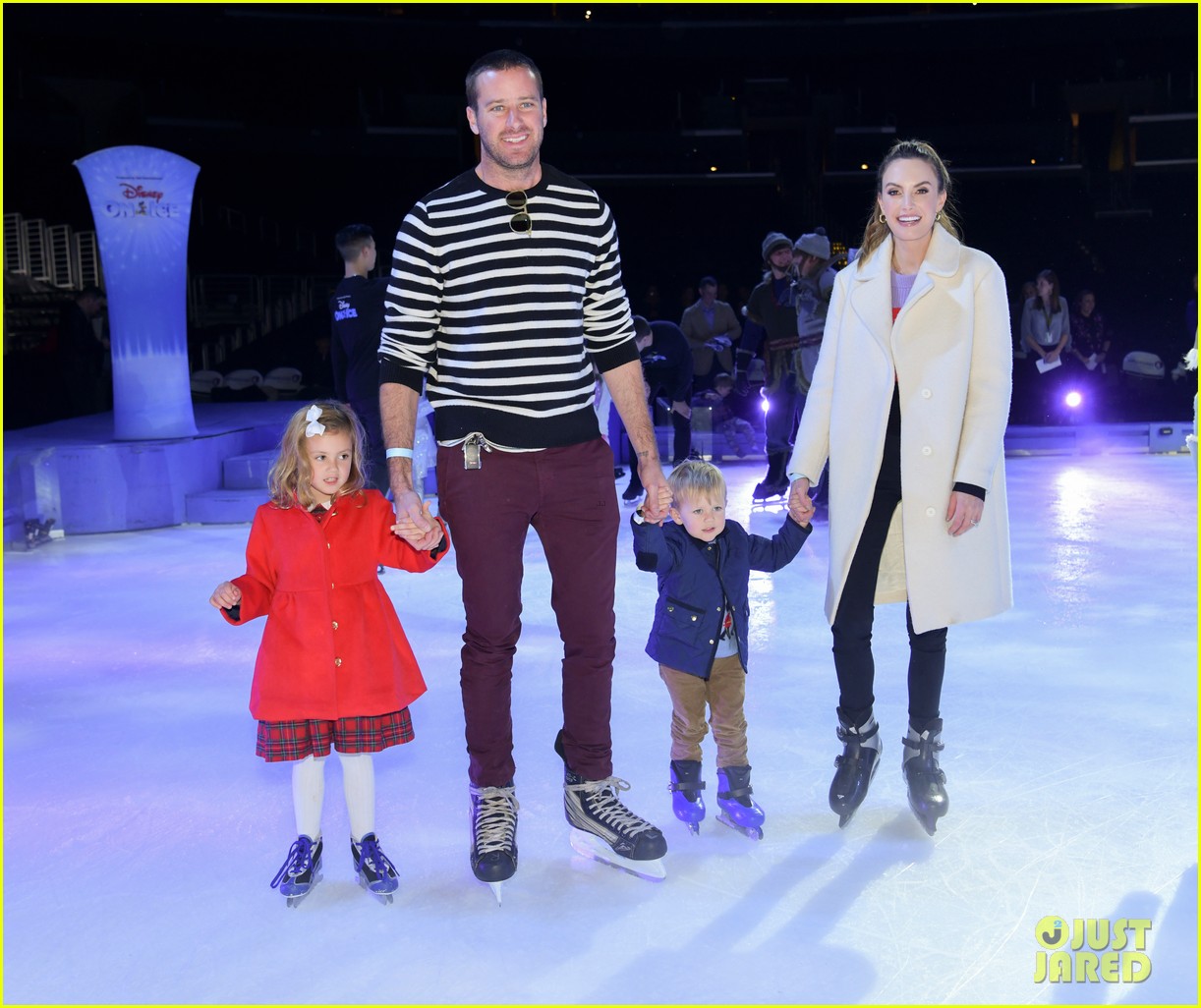 armie hammer ice skating with family 044403301