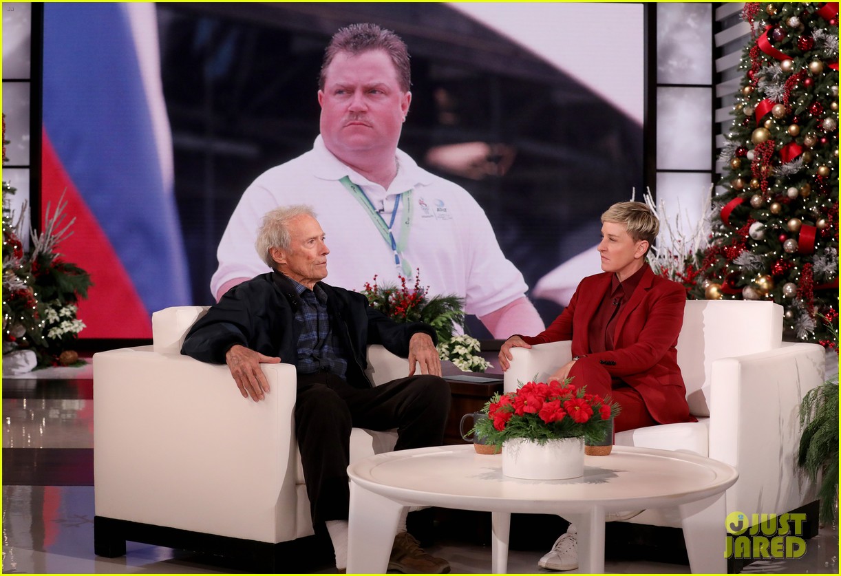 clint eastwood tells ellen he conitnued working despite southern california wildfires 01