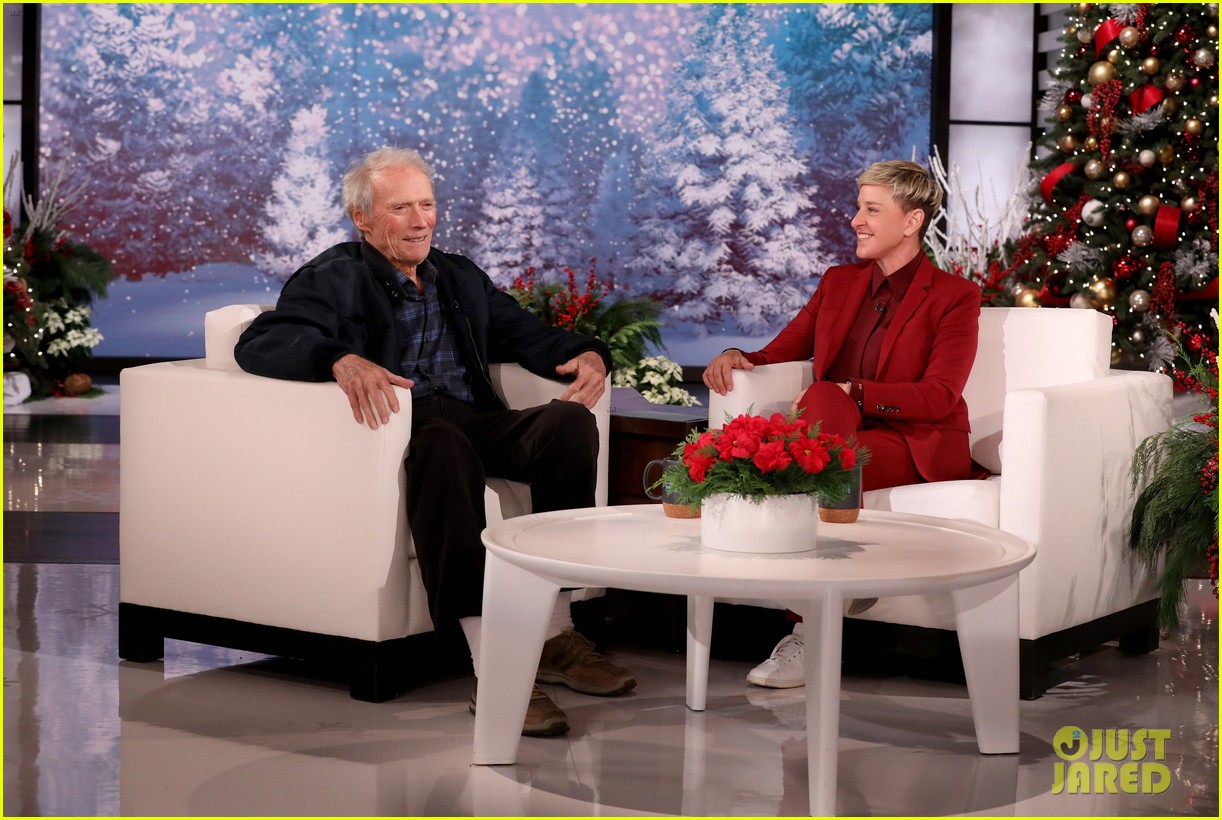 clint eastwood tells ellen he conitnued working despite southern california wildfires 04