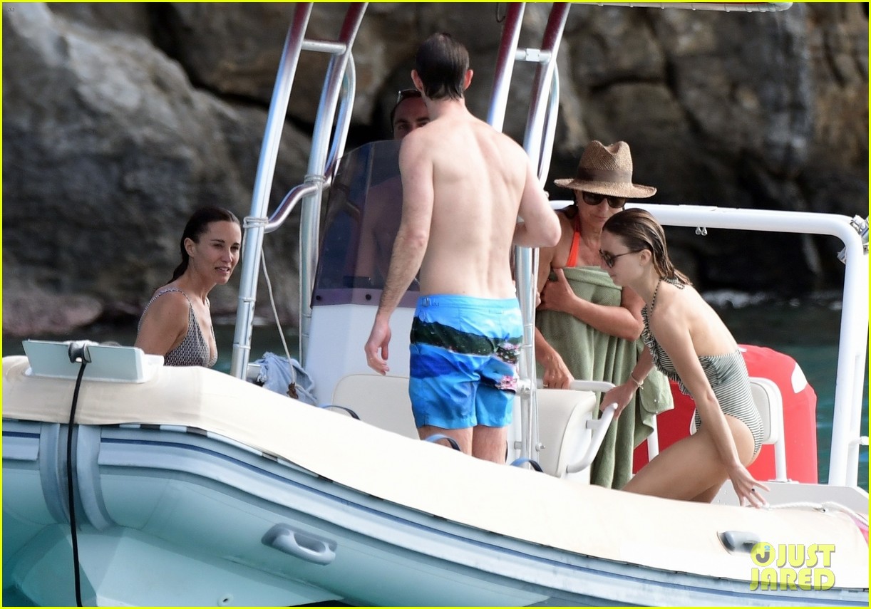pippa middleton bikini boat ride with family 374407416