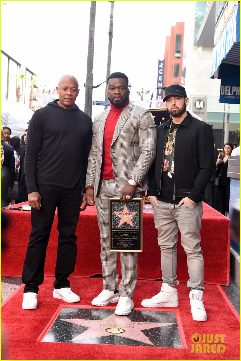 Eminem Honors 50 Cent During Walk of Fame Ceremony Speech (Video(00)