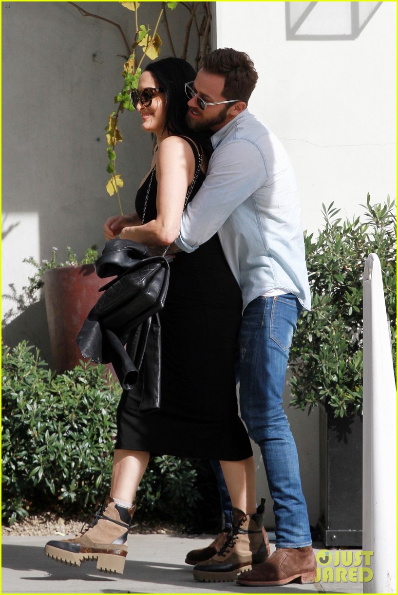 Artem Chigvintsev Cuddles Fiancee Nikki Bella's Baby Bump in Cute PDA