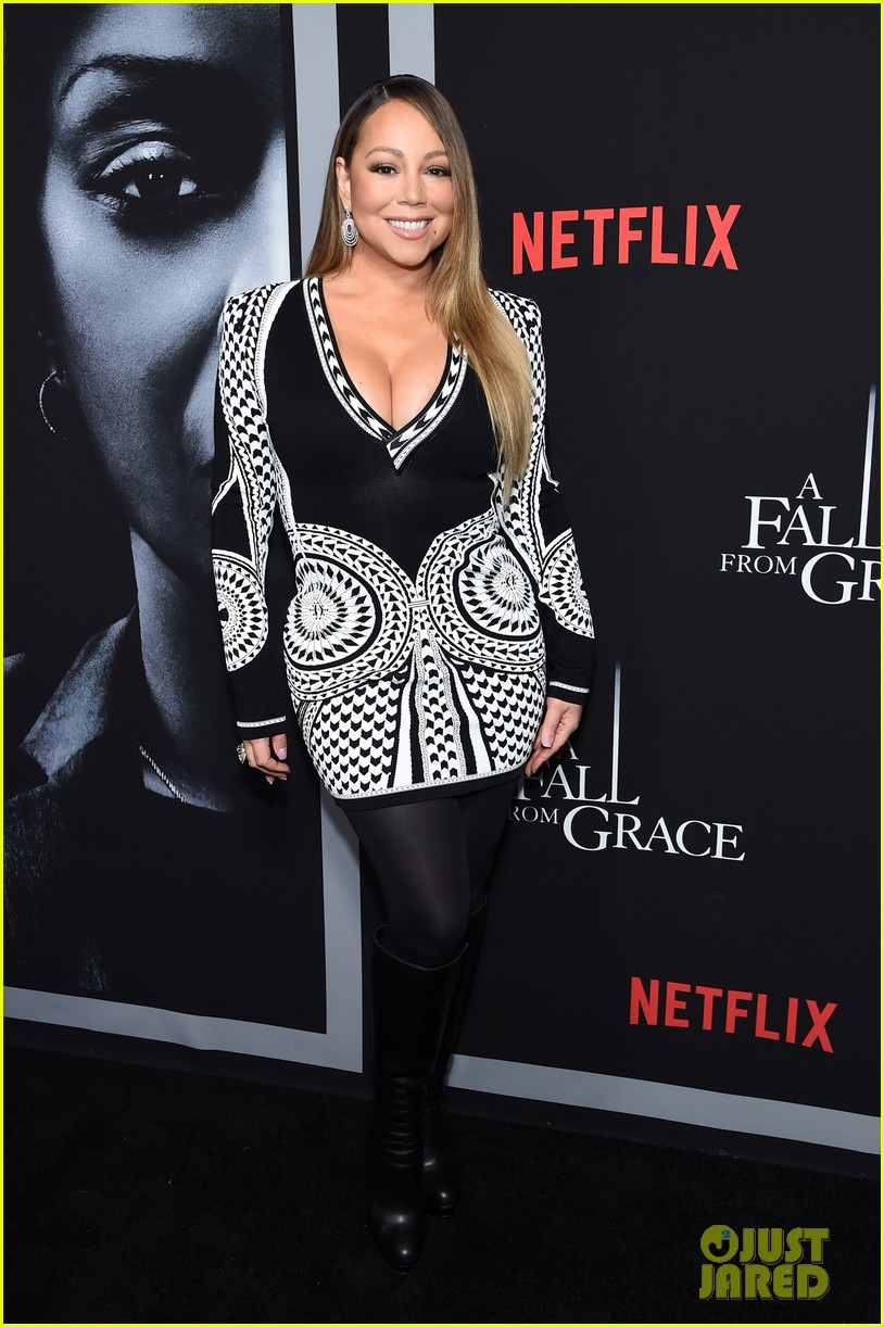 mariah carey supports tyler perry at a fall from grace premiere 014415644