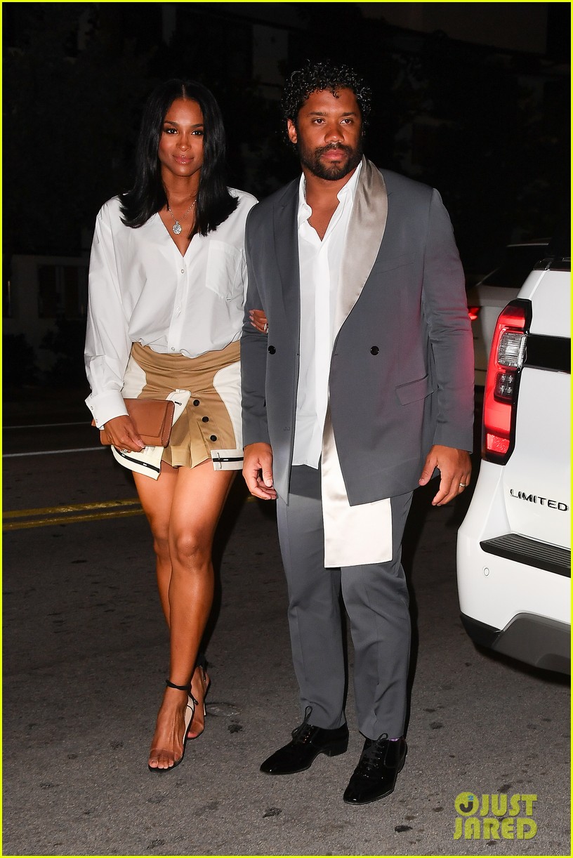 Ciara & Russell Wilson Step Out in Miami After Announcing They're