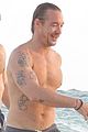 diplo ross butler shirtless swim in mexico 05