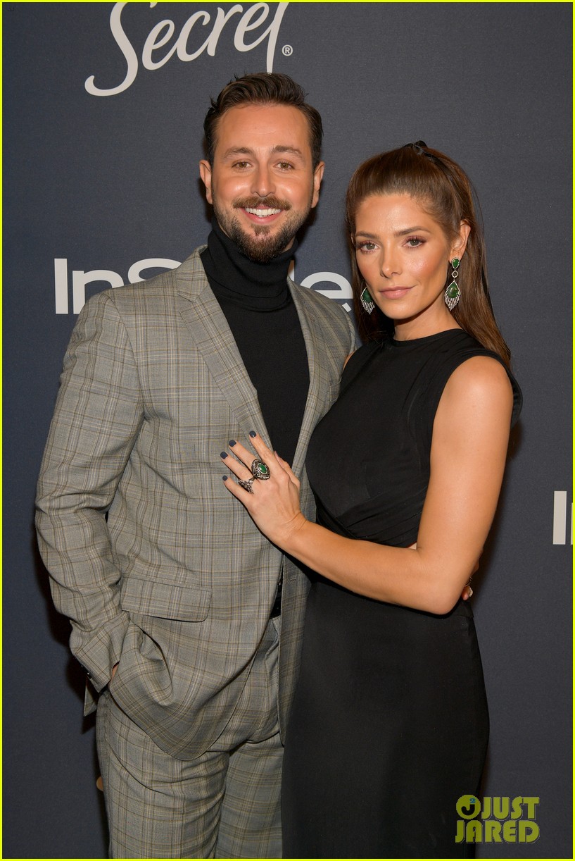 ashley greene hubby paul khoury couple up at golden globes after party 184411639