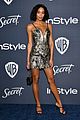 laura harrier kiki layne step out in style for golden globes 2020 after party 05