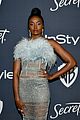 laura harrier kiki layne step out in style for golden globes 2020 after party 06