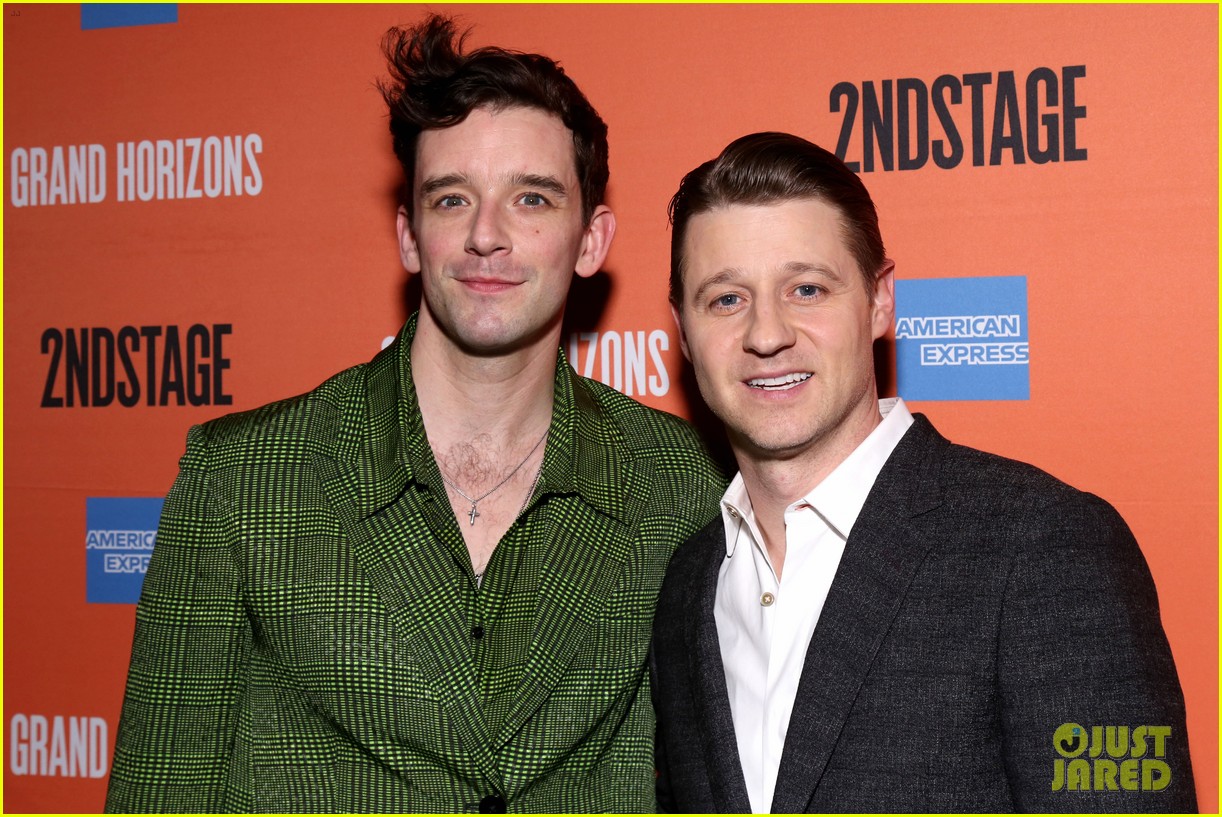 ben mckenzie gets support from wife morena baccarin at broadway debut in grand horizons 02