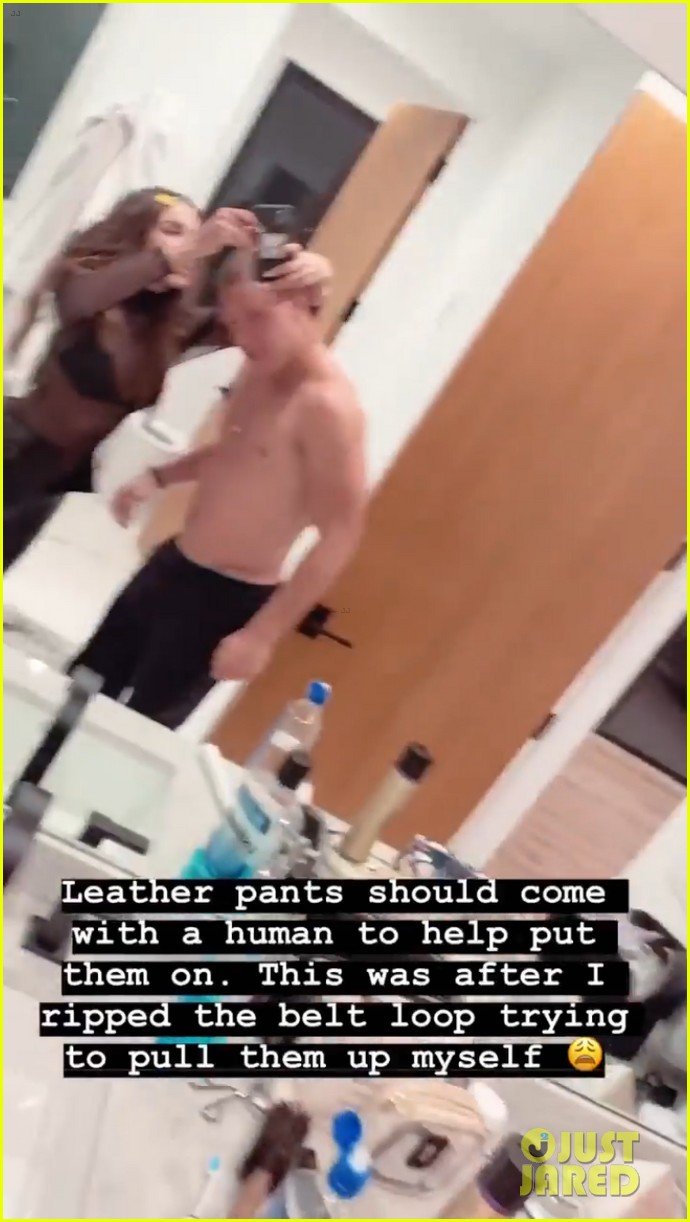 Olivia Culpo's Boyfriend Christian McCaffrey Helps Her Get Her Skin Tight  Leather Pants On!: Photo 4414351, Christian McCaffrey, Olivia Culpo,  Shirtless Photos