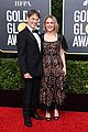 anna paquin floral look golden globes 2020 stephen moyer 07