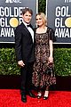 anna paquin floral look golden globes 2020 stephen moyer 11