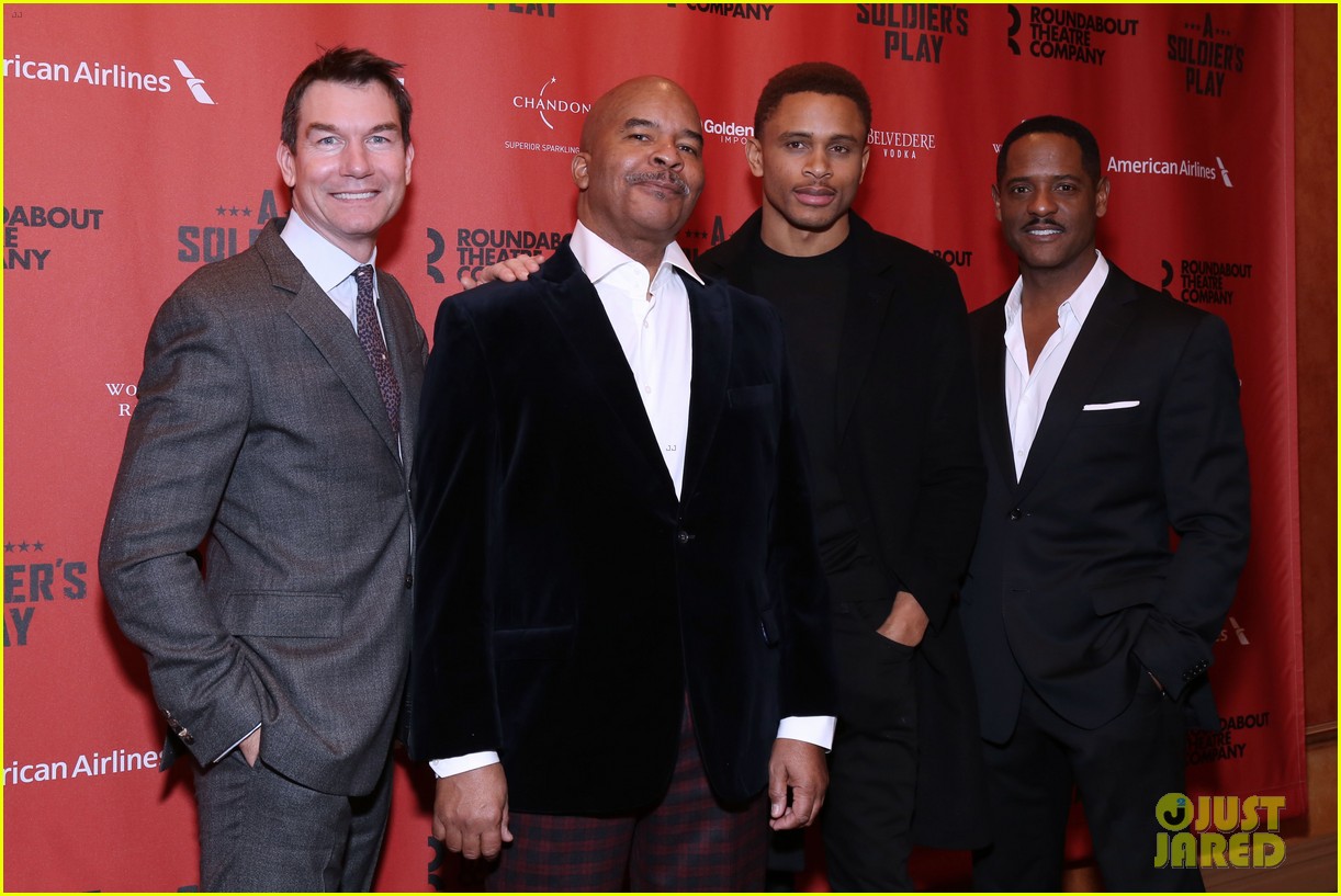 billy porter tony shalhoub more step out to support a soldiers play broadway opening 034420225