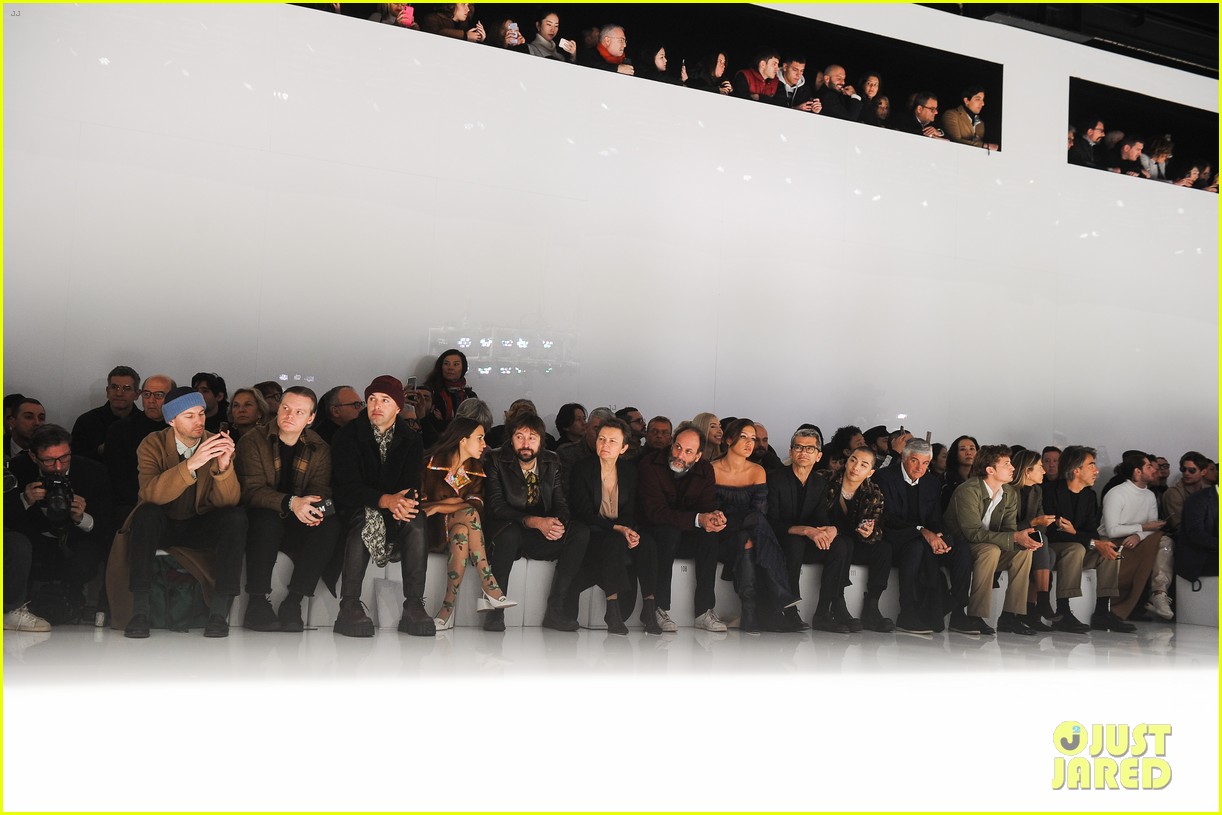 cody simpson dylan sprouse barbara palvin sit front row at fendi milan fashion show 944415528