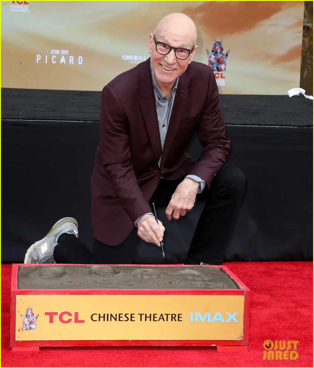 patrick stewart honored hand foot ceremony in hollywood 064415612