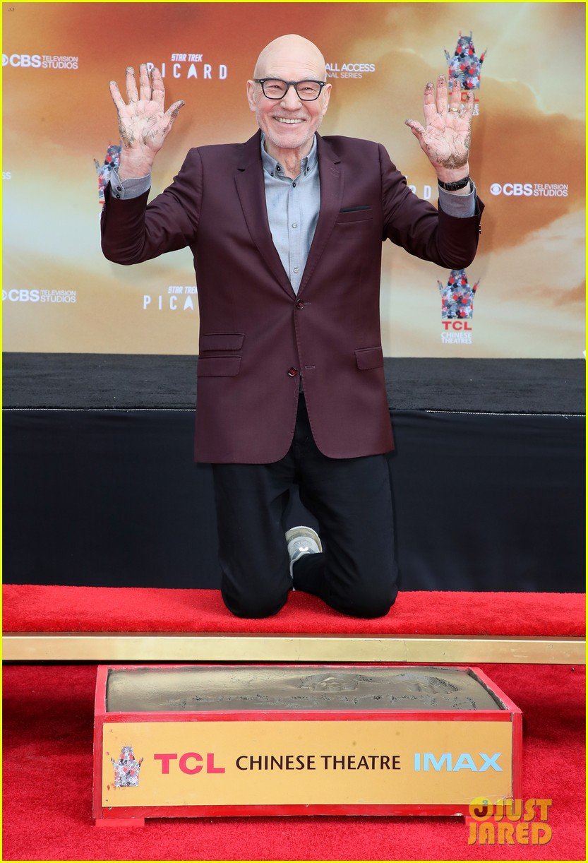 patrick stewart honored hand foot ceremony in hollywood 114415617