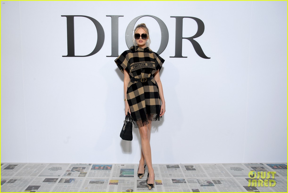 cara delevigne rachel brosnahan nina dobrev kick off paris fashion week at dior show 09
