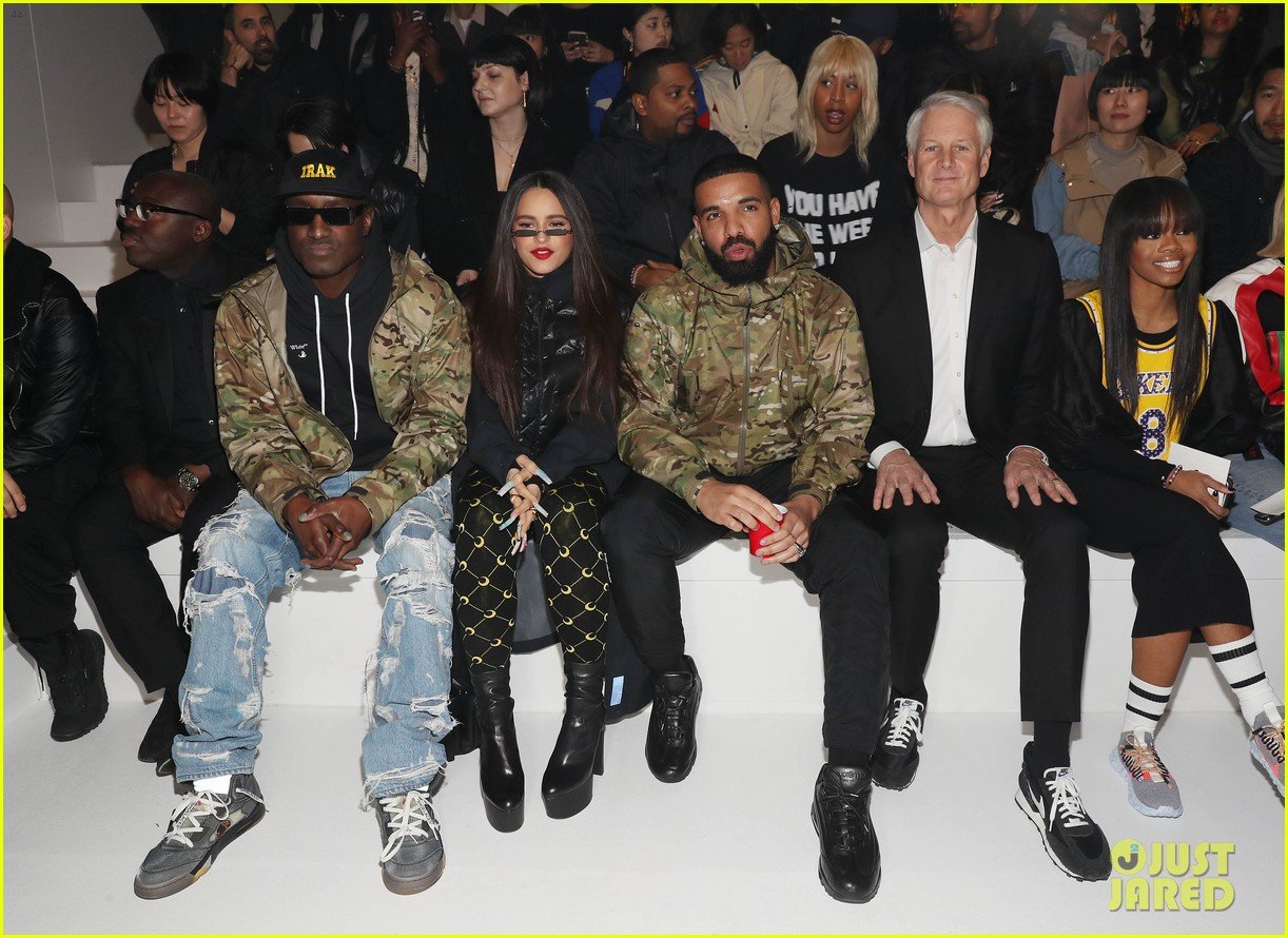 Drake & Rosalia Sit Front Row at Nike's Unveiling of Tokyo Olympics