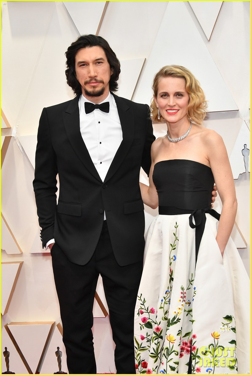 adam driver gets support from wife joanne tucker oscars 2020 014433864