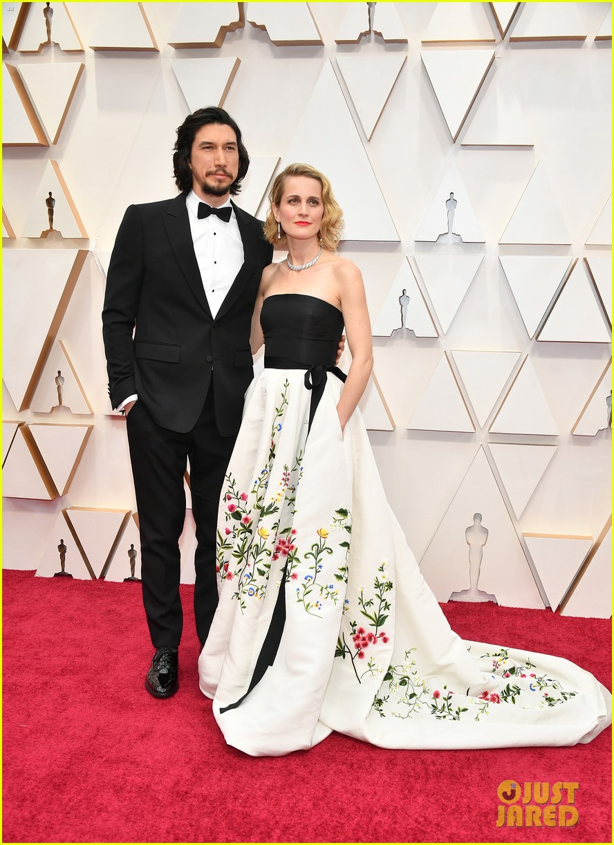 adam driver gets support from wife joanne tucker oscars 2020 054433868
