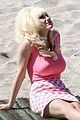 emmy rossum as angelyne spends the day filming at the beach 08