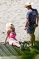 emmy rossum as angelyne spends the day filming at the beach 09