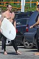 joel kinnaman shirtless surfing at beach 19