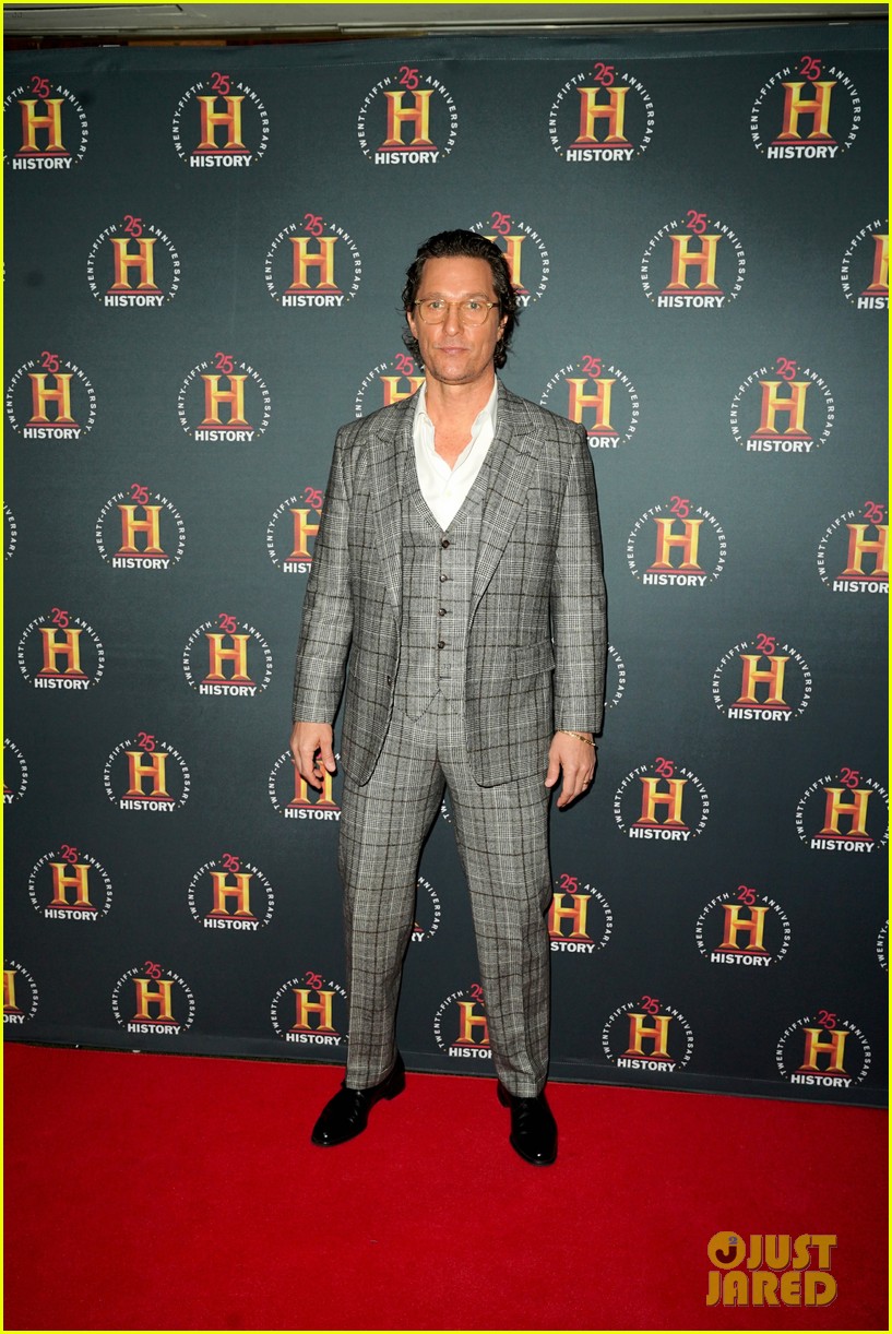 matthew mcconaughey steps out for historytalks event 074444313