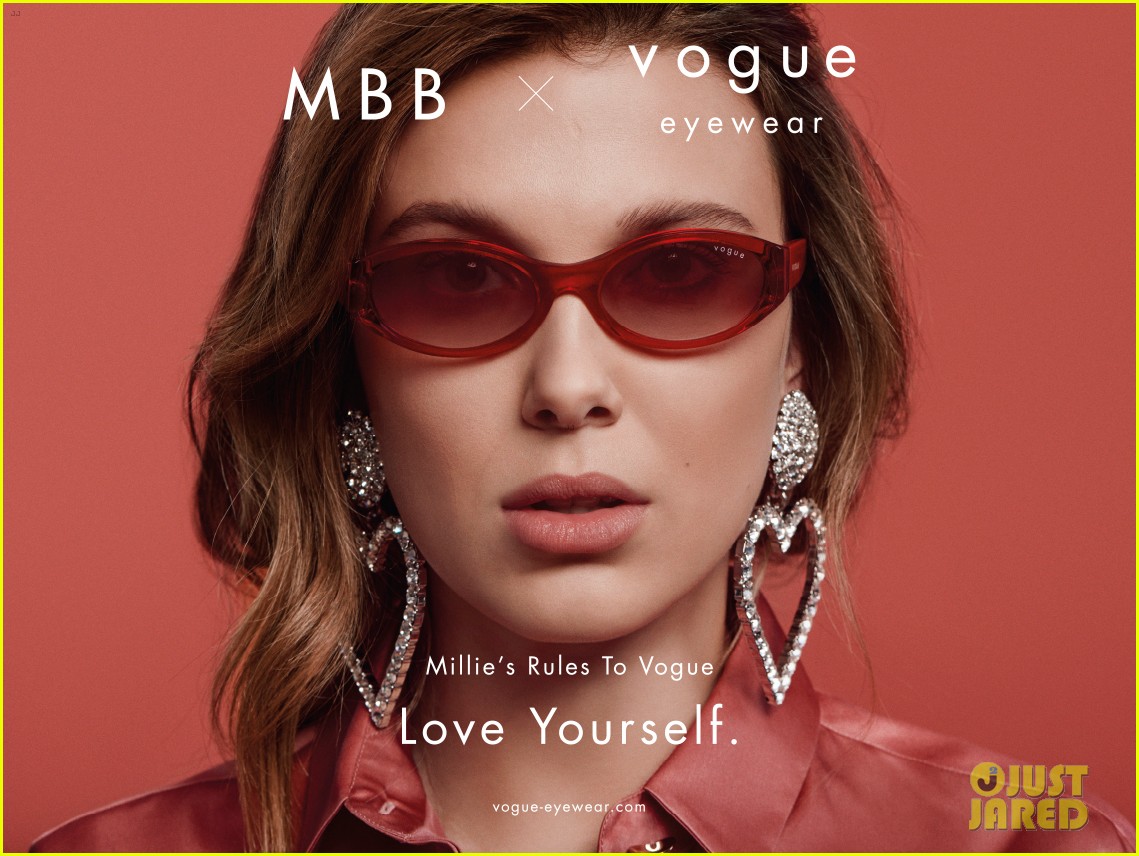 millie bobby brown launches vogue eyewear collaboration 024436043