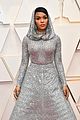 janelle monae shimmers silver gown oscars 2020 performance 06