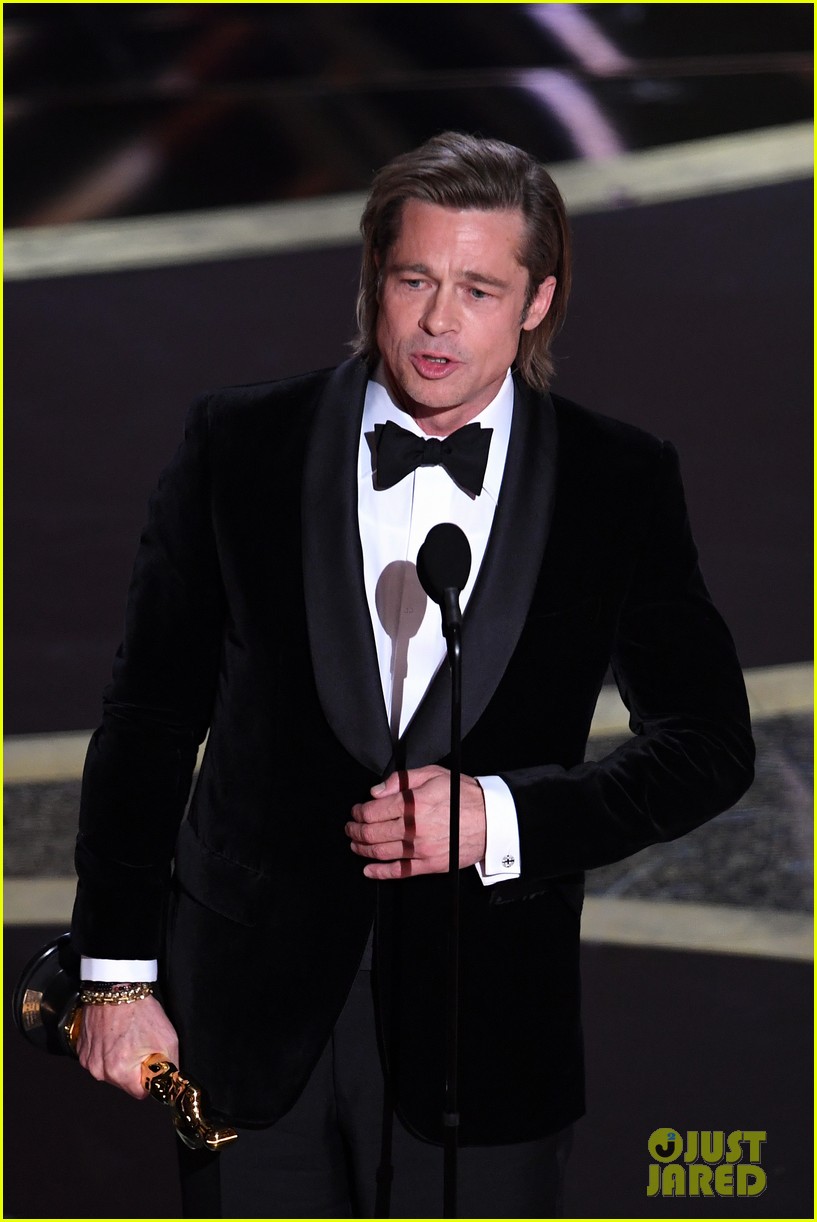Brad Pitt Mentions His 6 Kids During Oscars 2020 Acceptance Speech