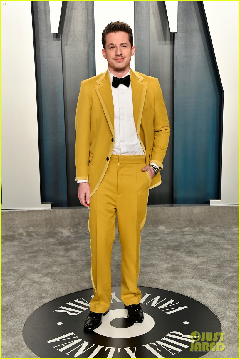 charlie puth goes colorful at vanity fair oscar party 03